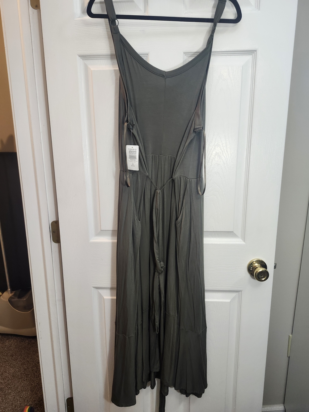 Neutral Maxi Dress Summer Bundle: Striped, Blue,& Charcoal | 3X, 2 NWT, 1 NWOT - Picture 7 of 13